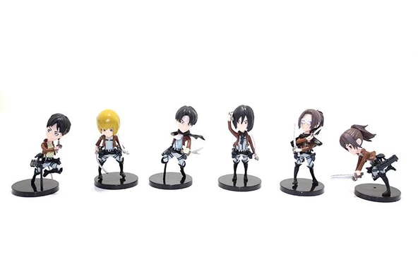 Norino Silikon Anime Figür 6’lı Set Dekoratif Hediyelik ürün görseli 1