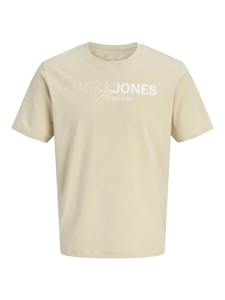 Jack&Jones 12298018 0 Yaka Erkek Tshirt - Yesil ürün görseli 1
