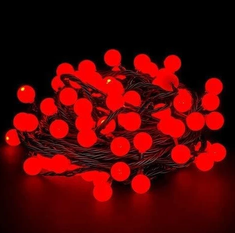 Norino 5m 28 Led Kırmızı Işık Siyah Kablo Fişli ürün görseli 1