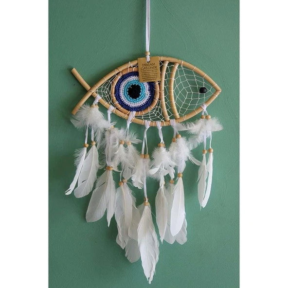Norino Rüya Kapanı Düş Kapanı Dream Catcher Balık Tasarımı ürün görseli 1