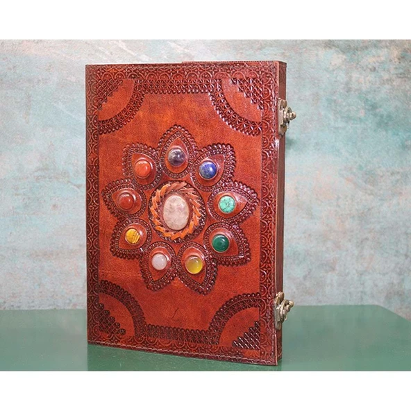 Norino Taşlı Deri Defter ürün görseli 1