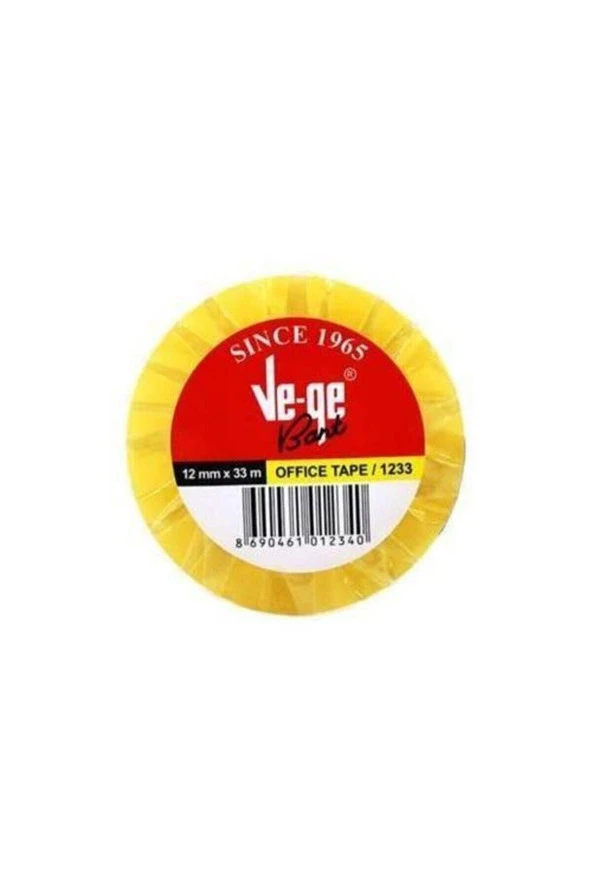 Ve-Ge Selefon Bant Offıce Tape 12x33 Metre (6 Adet Bant) ürün görseli 1