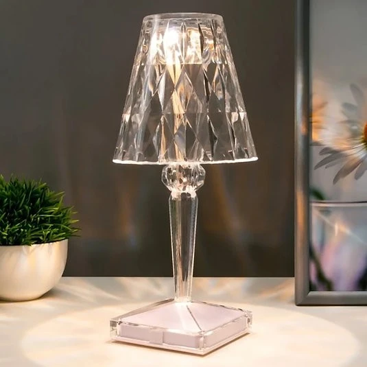 Norino Kristal Led Şarjlı Masa Üstü Lamba ürün görseli 1