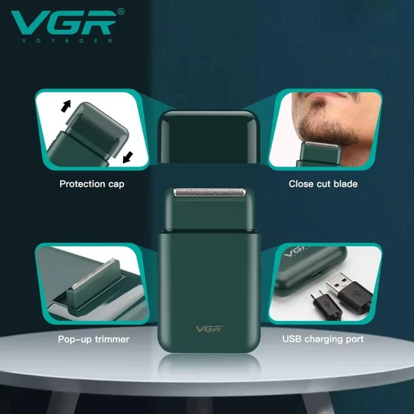Norino Sakal-Vücut Sıfır Sakal Yanak Şarjlı Islak ve Kuru Tıraş Makinesi ürün görseli 1