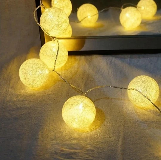 Norino Top Led Oda Süsleme Işıklı Top Aydınlatma 1,5 Metre ürün görseli 1