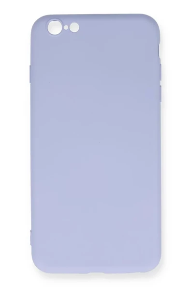 Newface Apple iPhone 6 Plus Kılıf Nano içi Kadife Silikon - Lila ürün görseli 1