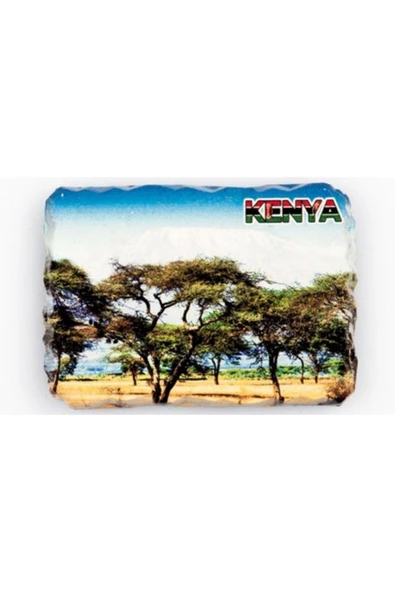 Kenya Temalı Kırık Magnet - Resim 3