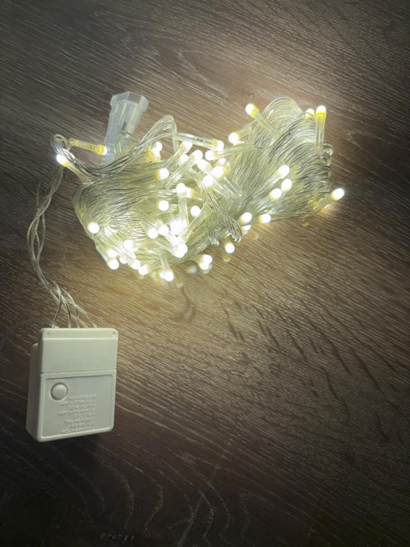 Norino 10m 100 Led Damla Uçlu Gün Işığı Şeffaf Kablo ürün görseli 1