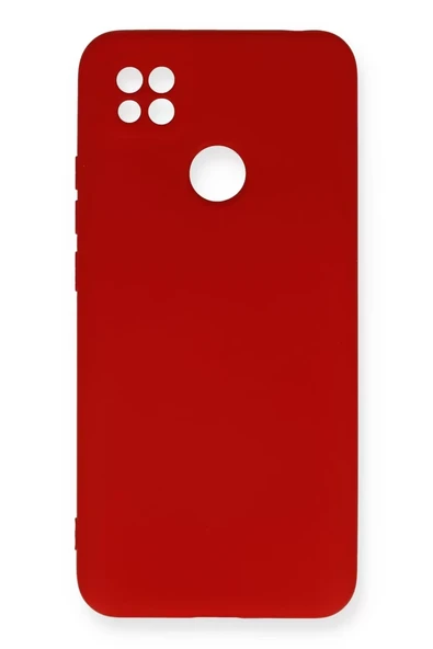 Newface Xiaomi Redmi 9C Kılıf Nano içi Kadife Silikon - Kırmızı ürün görseli 1