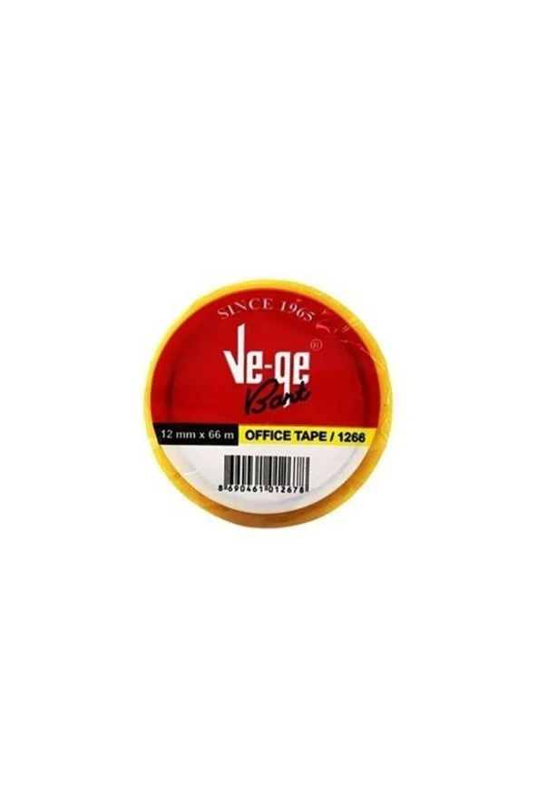 Ve-Ge Selefon Bant Offıce Tape 12mm X 66 Metre (6 Adet) ürün görseli 1