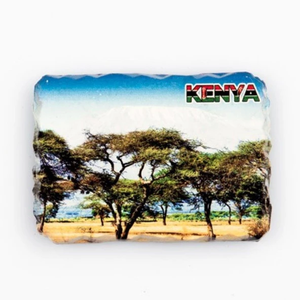 Kenya Temalı Kırık Magnet ürün görseli 1