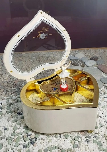 Norino Kalp Şeklinde Balerin Müzik Kutusu ürün görseli 1