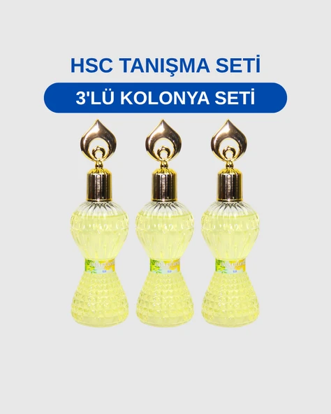 3LÜ Lüx Kolonya Seti ürün görseli 1