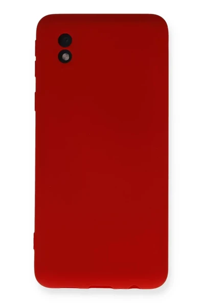 Newface Samsung Galaxy A01 Core Kılıf Nano içi Kadife Silikon - Kırmızı ürün görseli 1