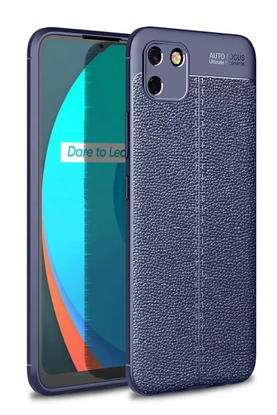 Newface Realme C11 2021 Kılıf Auto Focus Kapak - Lacivert ürün görseli 1