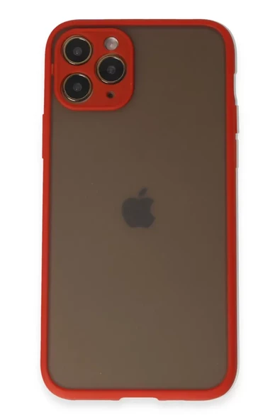 Newface Apple iPhone 11 Pro Kılıf Montreal Silikon Kapak - Kırmızı ürün görseli 1