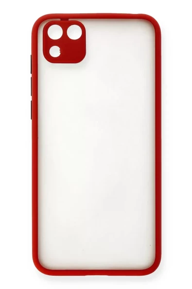 Newface Huawei Y5P Kılıf Montreal Silikon Kapak - Kırmızı ürün görseli 1
