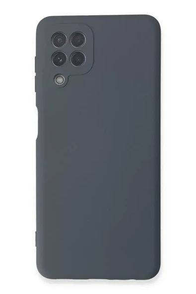 Newface Samsung Galaxy A22 Kılıf Nano içi Kadife Silikon - Gri ürün görseli 1