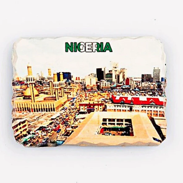 Nijerya Temalı Kırık Magnet ürün görseli 1