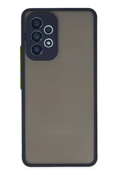 Newface Samsung Galaxy A73 5G Kılıf Montreal Silikon Kapak - Lacivert ürün görseli 1