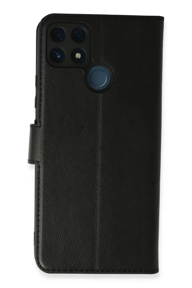 Newface Realme C25 Kılıf Trend S Plus Kapaklı Kılıf - Siyah ürün görseli 1