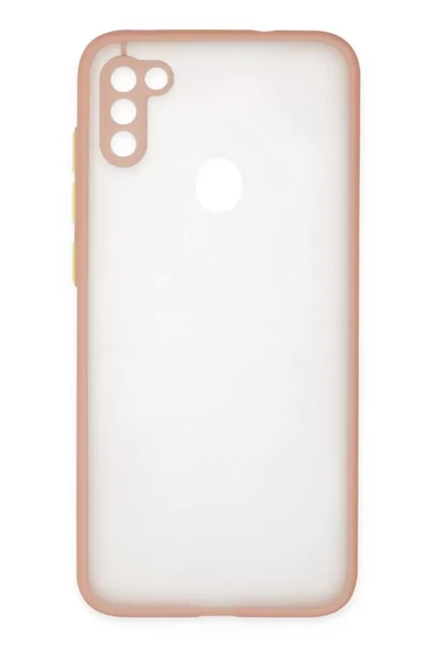Newface Samsung Galaxy A11 Kılıf Montreal Silikon Kapak - Pembe ürün görseli 1