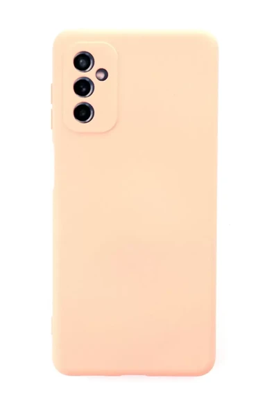Newface Samsung Galaxy M52 5G Kılıf Nano içi Kadife Silikon - Pudra ürün görseli 1