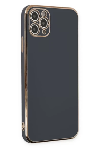 Newface Apple iPhone 11 Pro Max Kılıf Volet Silikon - Siyah ürün görseli 1