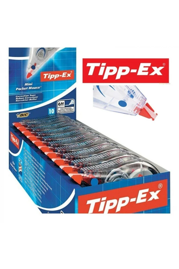 Tipp-Ex Şerit Daksil Mini Pocket Mouse (10 Adet Daksil) ürün görseli 1
