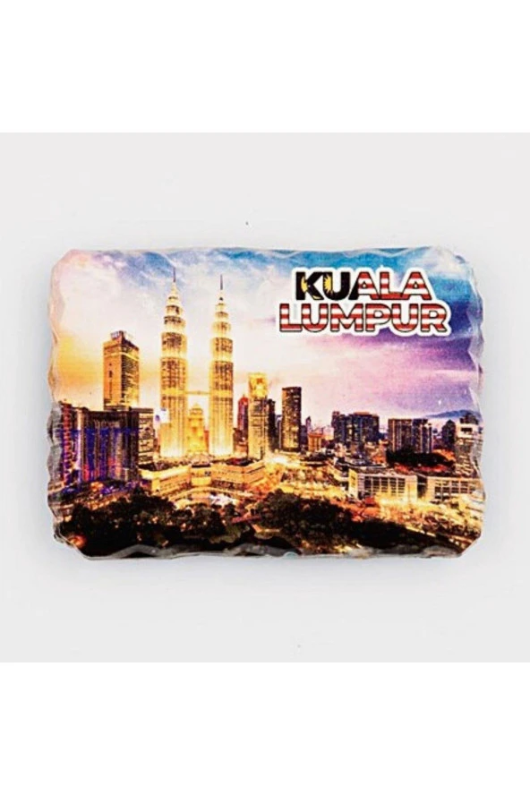 Malezya Kuala Lumpur Kırık Magnet - Resim 3
