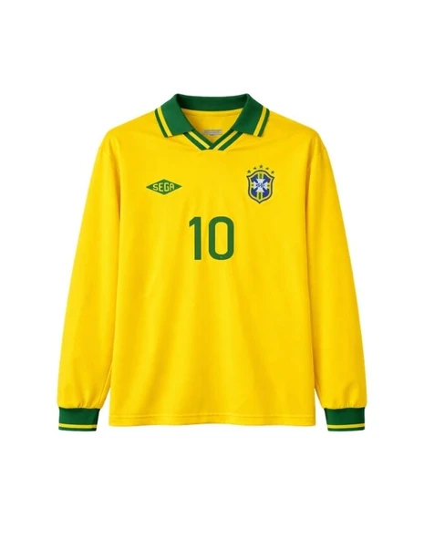 Brazil Polo Yaka Uzun Kollu Tişört ürün görseli 1