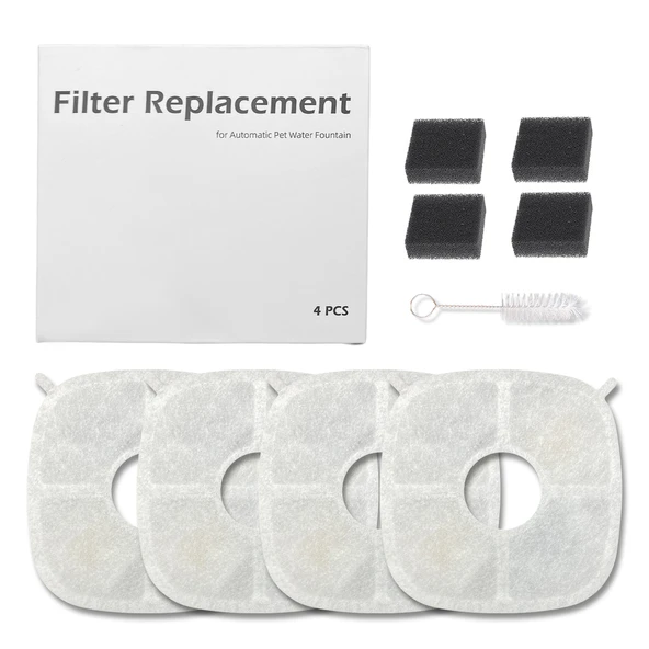 Haustier FF013 Seramik Su Sebili WF013 İçin Su Sebili Filtre Seti 4 Adet ürün görseli 1