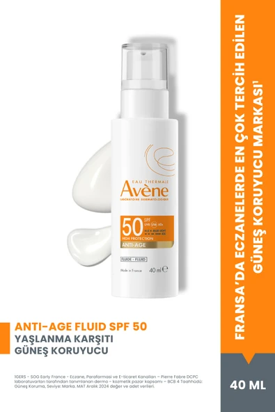 Avène Anti-Age Fluid SPF50 40 ml ürün görseli 1