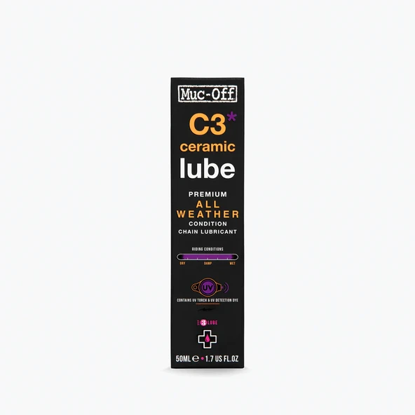 Muc-Off C3 Ceramic Allweather Bisiklet Zincir Yağı Seramik 50ML ürün görseli 1