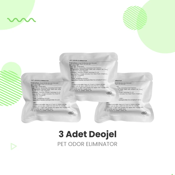 Haustier CB001-CB002 Deojel Çöp Haznesi Koku Giderici Tablet 3 Adet ürün görseli 1