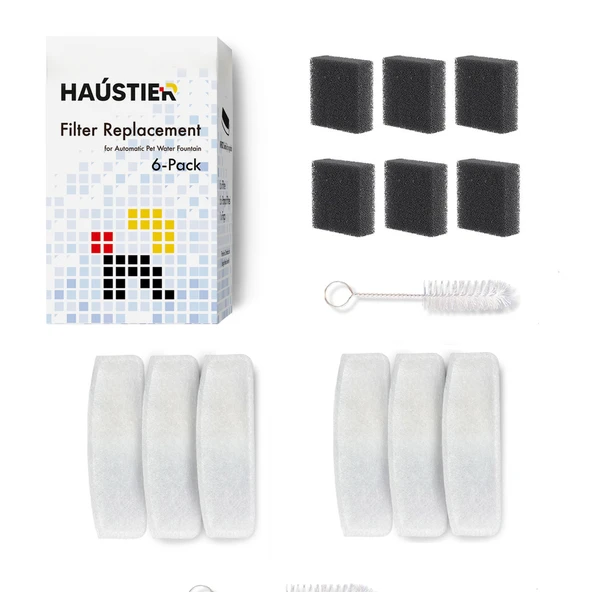 Haustier WF007L Otomatik Kedi Su Sebili - Filtre Seti 6 Adet ürün görseli 1