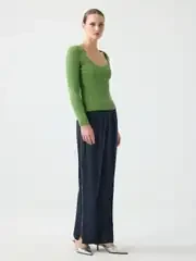 SIRTI V DETAYLI TRİKO - Resim 2