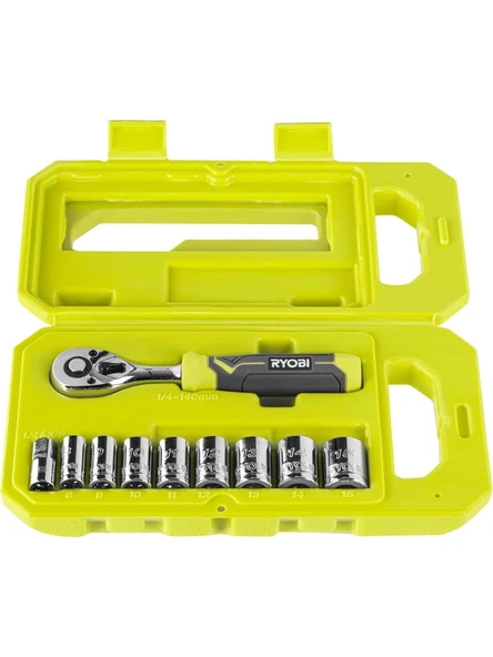 Ryobi RHRS10PC 1/4 Cırcırlı Lokma Seti 10 Parça - 5132006067 ürün görseli 1