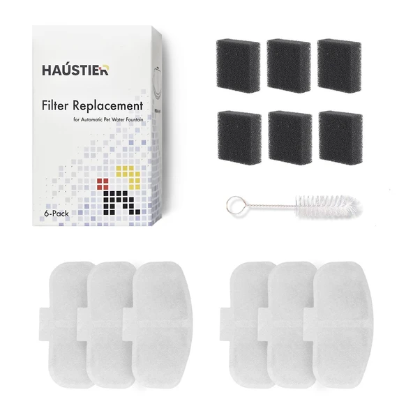 Haustier WF009L-WF009LS Otomatik Kedi Su Sebili - Filtre Seti 6 Adet ürün görseli 1
