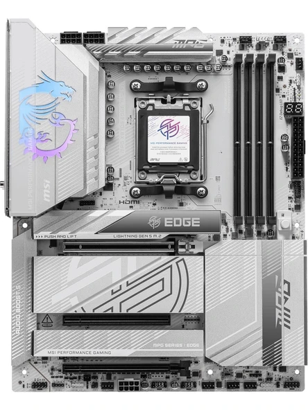 MSI MPG X870E Edge TI Wi-Fi AMD AM5 DDR5 ATX Anakart ürün görseli 1