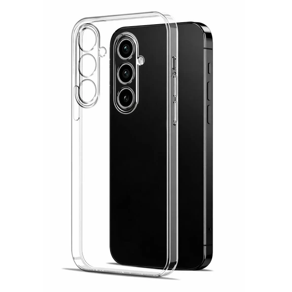 Samsung S26 Plus İle Uyumlu Kılıf Şeffaf Kamera Korumalı 3D ürün görseli 1