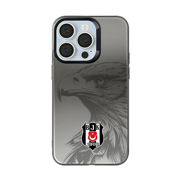 Beşiktaş iPhone 14 Pro Uyumlu Beşiktaş Kartal Logo Telefon Kılıfı ürün görseli 1