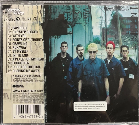 (Plak Değildir CD dir) CD Linkin Park Hybrid Theory CD - Resim 2