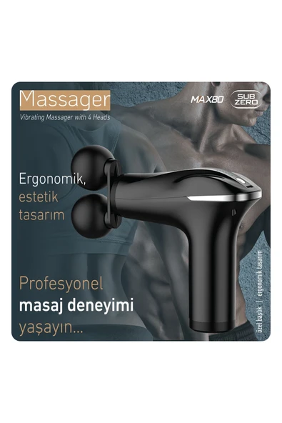 SUBZERO MAX80 DERİN DOKU MASAJ ALETİ ürün görseli 1