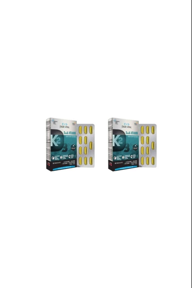 Zade Vital D3+K2 Vitamini 30 Kapsül 2 Adet ürün görseli 1