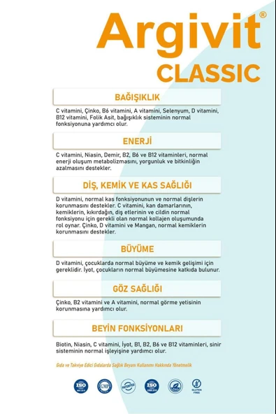 Argivit Classic 150 ml Şurup 4 Adet - Resim 5
