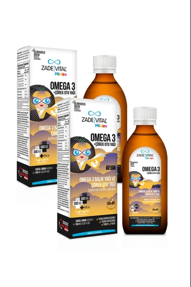 Zade Vital Omega + Çörek Otu Yağı 150 ml 2 Adet ürün görseli 1