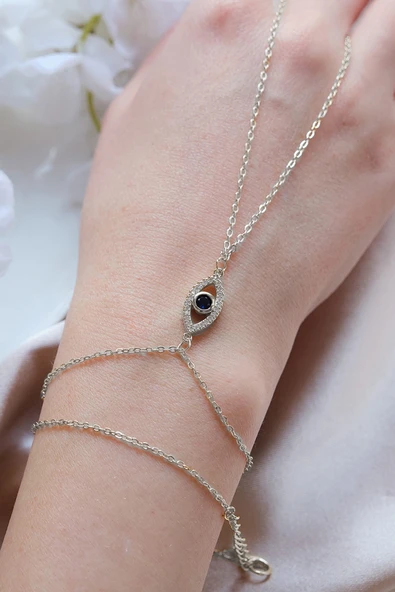 Silver Fatmanın Gözü Lapis Taşlı Şahmeran ürün görseli 1