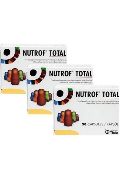 Nutrof Total 30 Kapsül 3 Adet ürün görseli 1