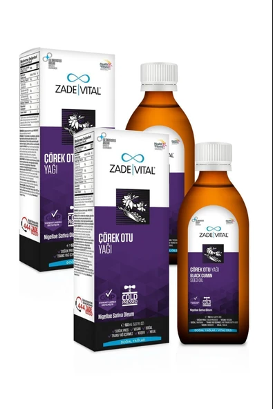 Zade Vital Çörek Otu Yağı 150 ml 2 Adet ürün görseli 1